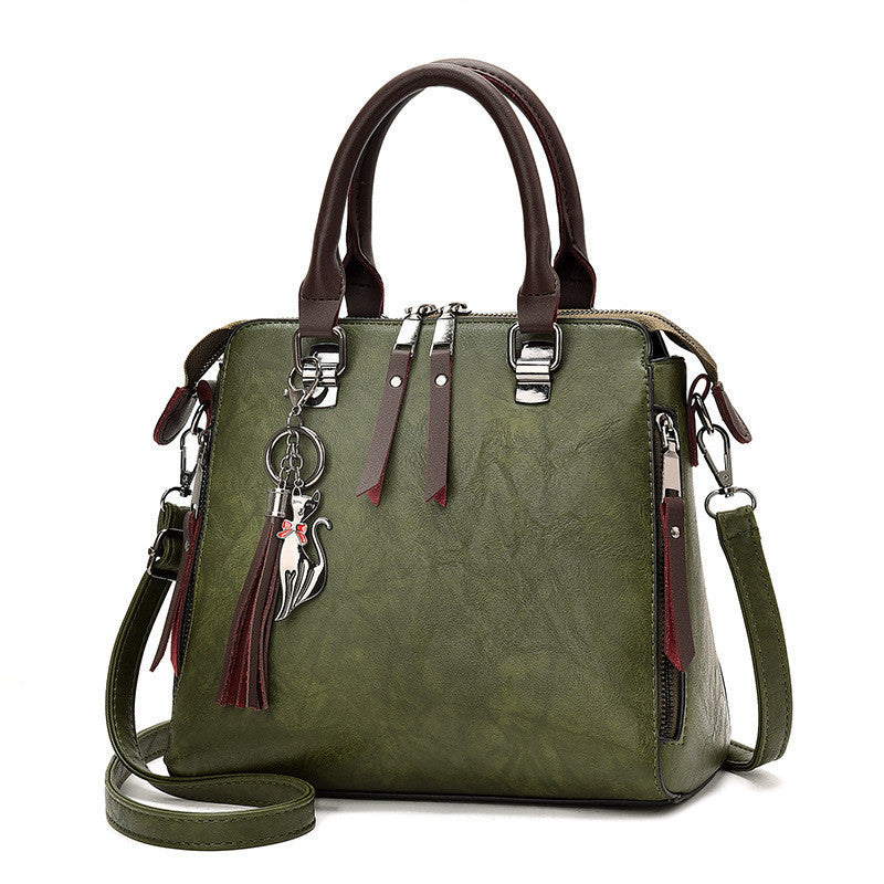 Vintage PU Leather Handbag