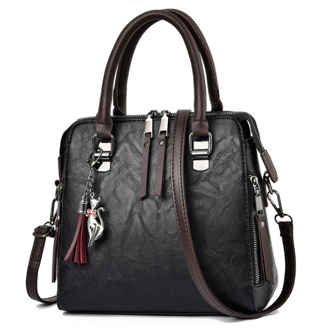 Vintage PU Leather Handbag