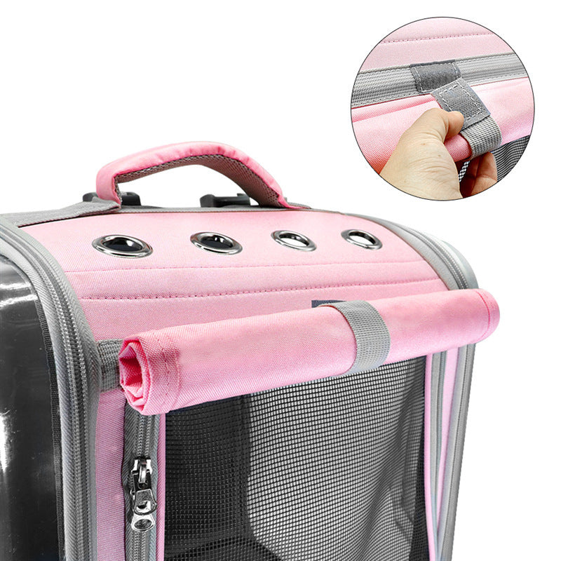 ππΎ Space Capsule Backpack Carrier β Travel in Style with Your Furry Friend