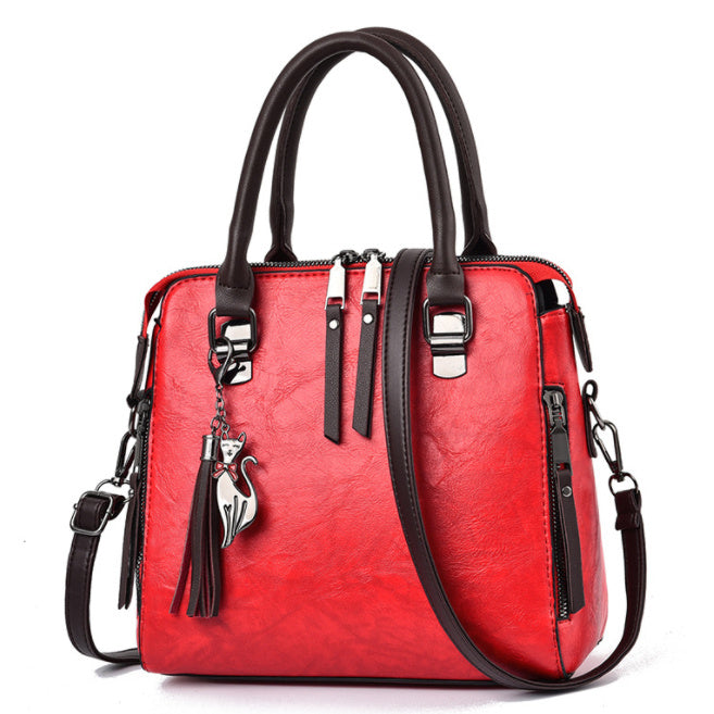 Vintage PU Leather Handbag