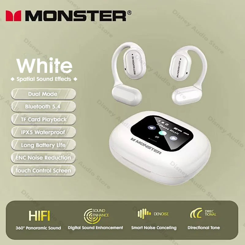 Wireless Open-Ear Sports Headphones Waterproof & Bluetooth 5.4