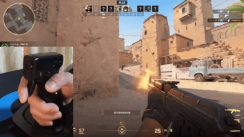 Gun-Style FPS Gaming Mouse Vertical Grip for PC