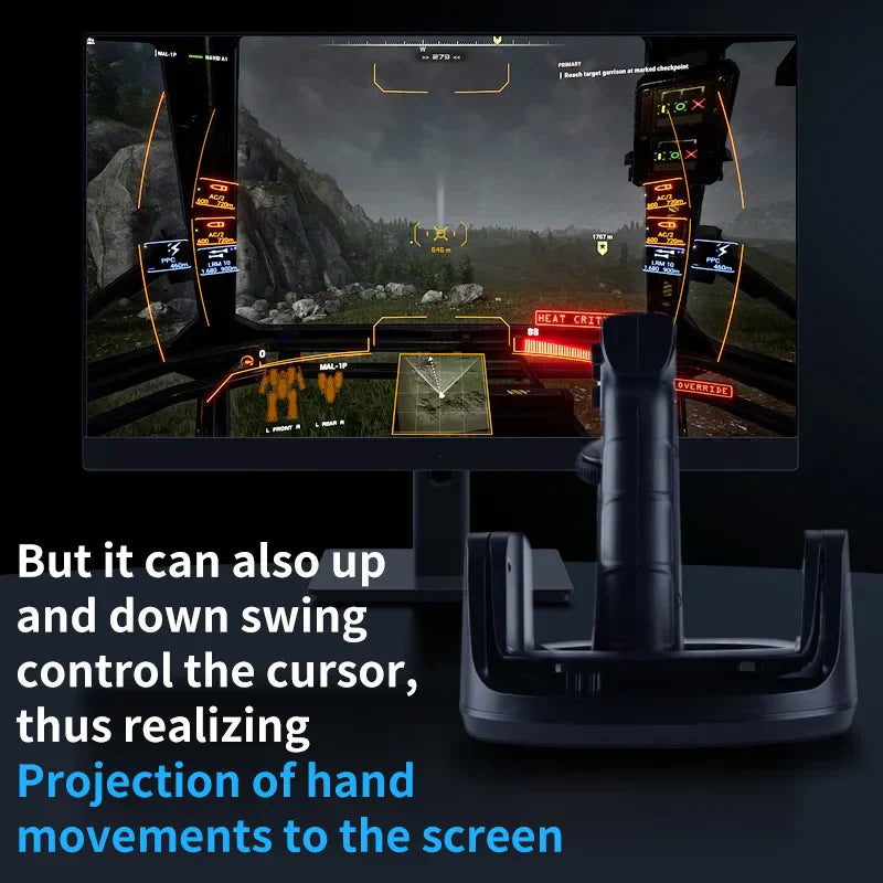 Gun-Style FPS Gaming Mouse Vertical Grip for PC