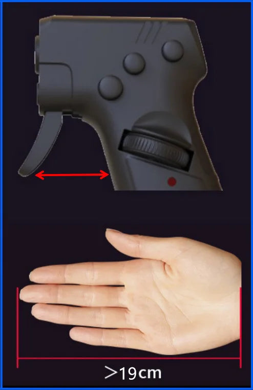 Gun-Style FPS Gaming Mouse Vertical Grip for PC