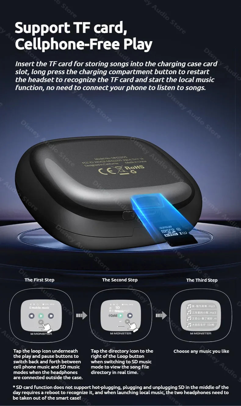 Wireless Open-Ear Sports Headphones Waterproof & Bluetooth 5.4