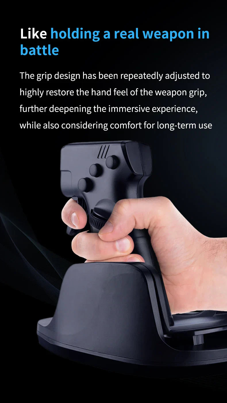 Gun-Style FPS Gaming Mouse Vertical Grip for PC