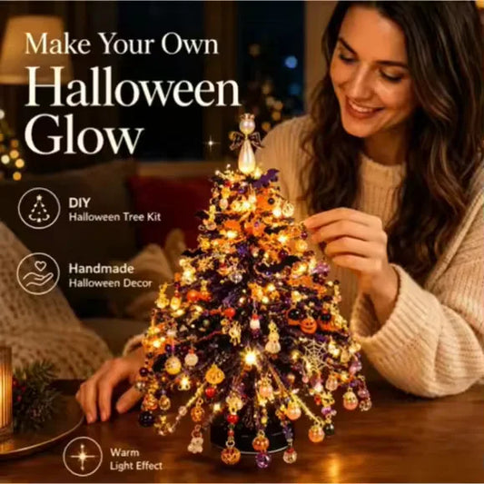 DIY Beaded Seasonal Tree Kit – Light-Up Tabletop Decor