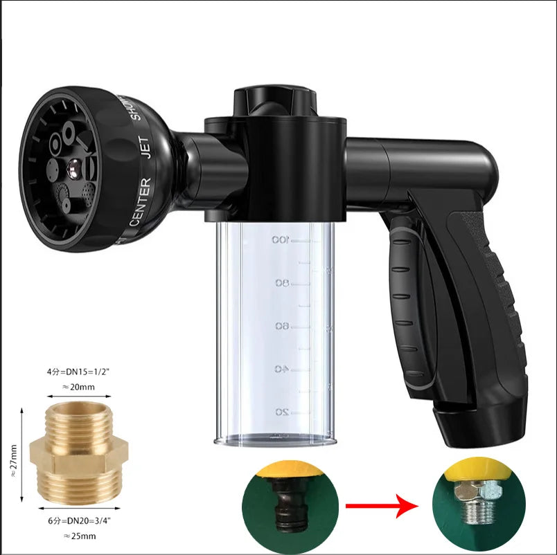 Foam & Rinse Hose Attachment for Dogs