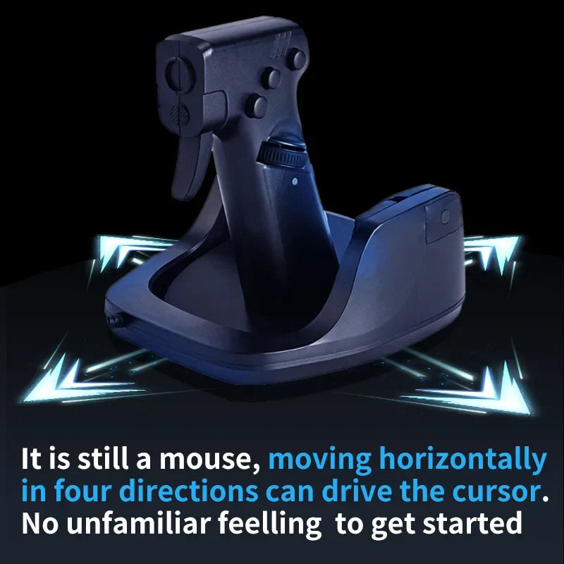 Gun-Style FPS Gaming Mouse Vertical Grip for PC