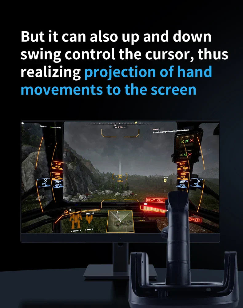 Gun-Style FPS Gaming Mouse Vertical Grip for PC