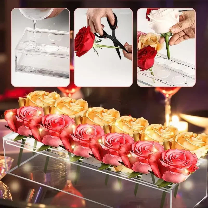 Elegant Transparent Flower Vase