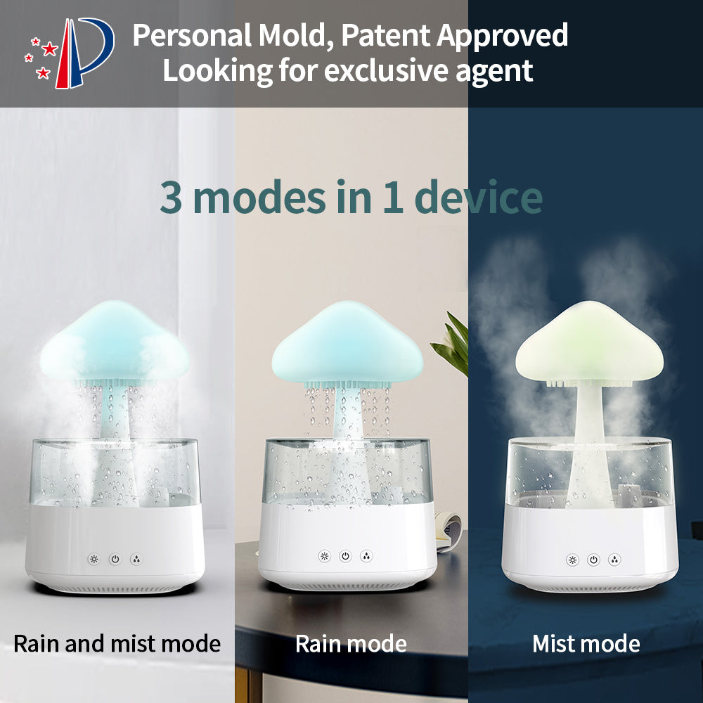 Rain Cloud Water Drop Humidifier