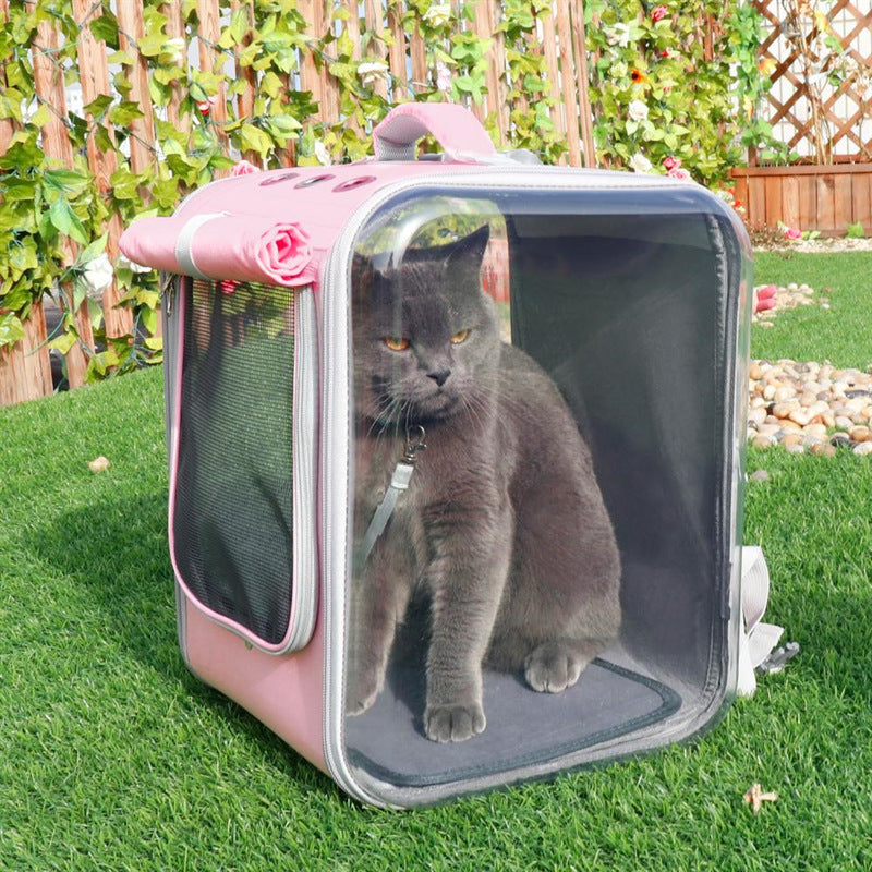 ππΎ Space Capsule Backpack Carrier β Travel in Style with Your Furry Friend