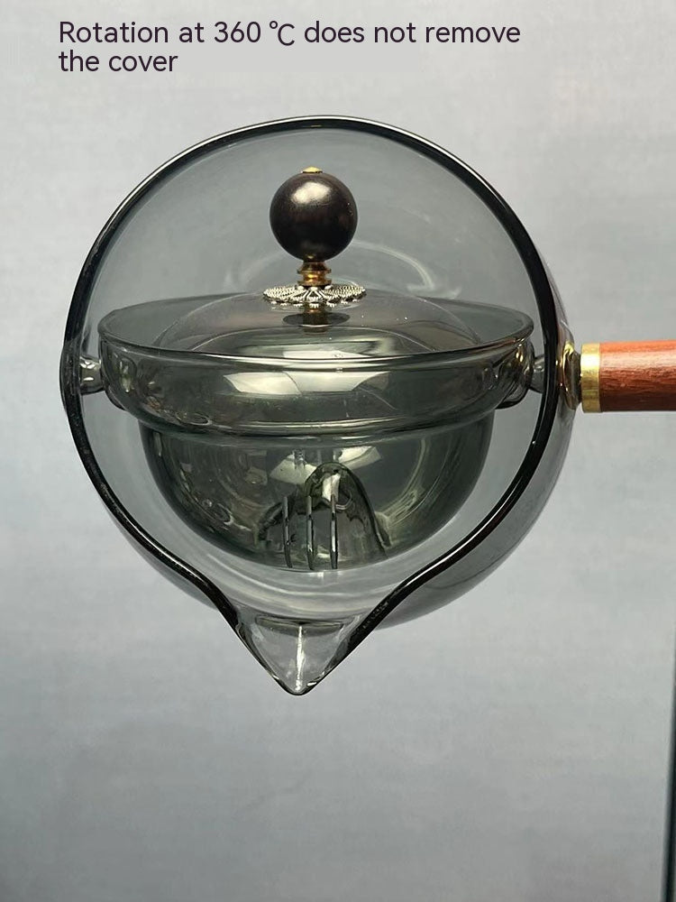 Semi-Automatic Rotary Heat-Resistant Teapot