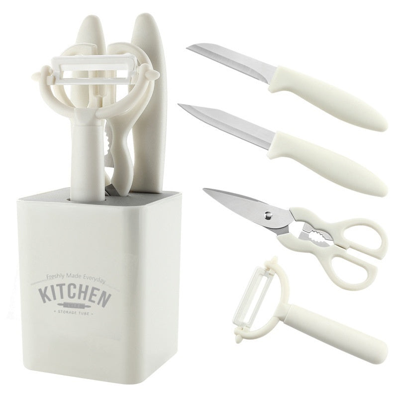Kitchen Gadget Set Peeler Complementary Food Tool Belt Storage Seat