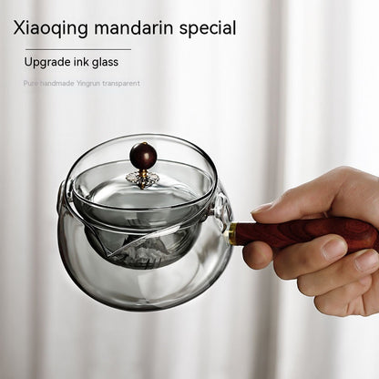 Semi-Automatic Rotary Heat-Resistant Teapot