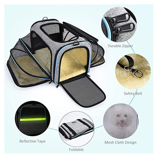 Expandable Pet Travel Carrier
