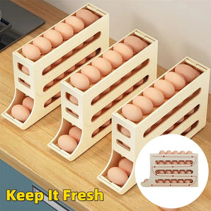 4-Layer Sliding Egg Holder