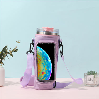 Transparent Mobile Phone Bag Cup Cover