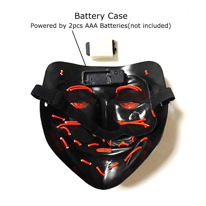 Neon Halloween Mask