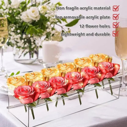 Elegant Transparent Flower Vase