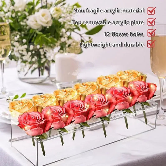 Elegant Transparent Flower Vase