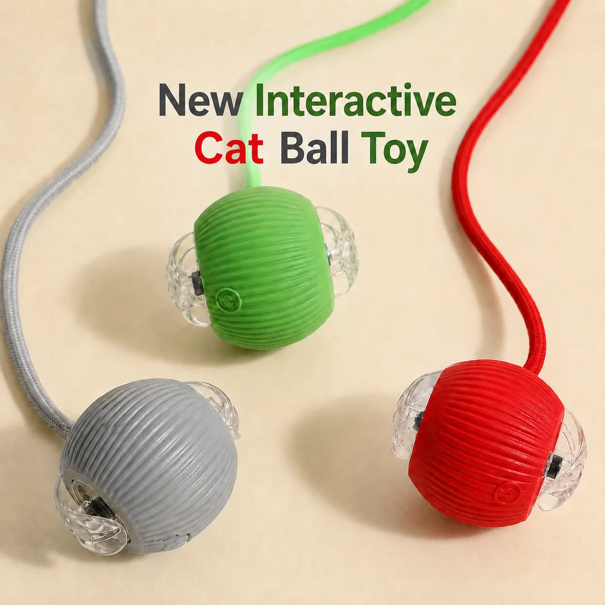 Rechargeable Interactive Cat Ball