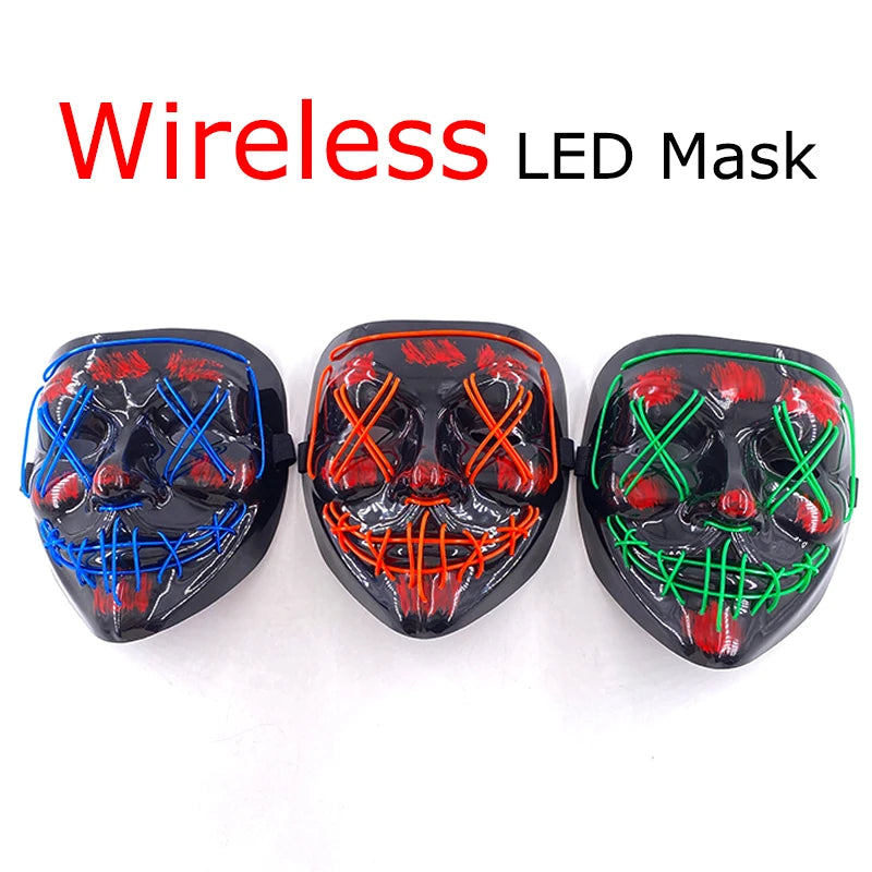 Neon Halloween Mask