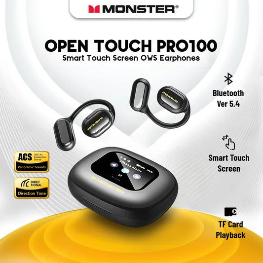 Wireless Open-Ear Sports Headphones Waterproof & Bluetooth 5.4
