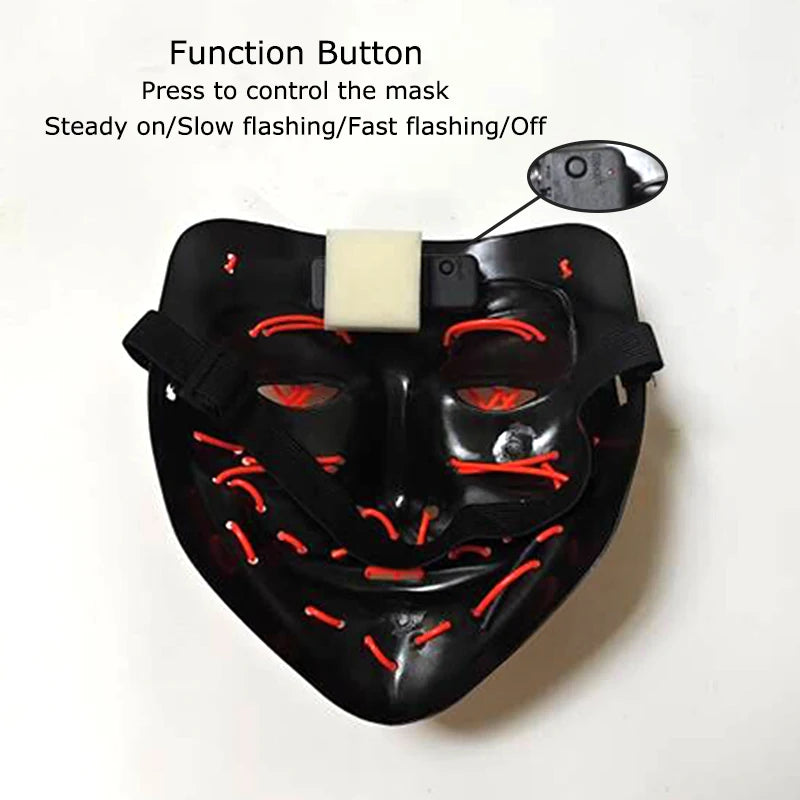 Neon Halloween Mask