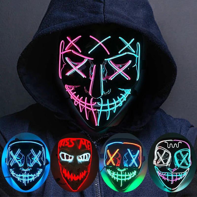 Neon Halloween Mask