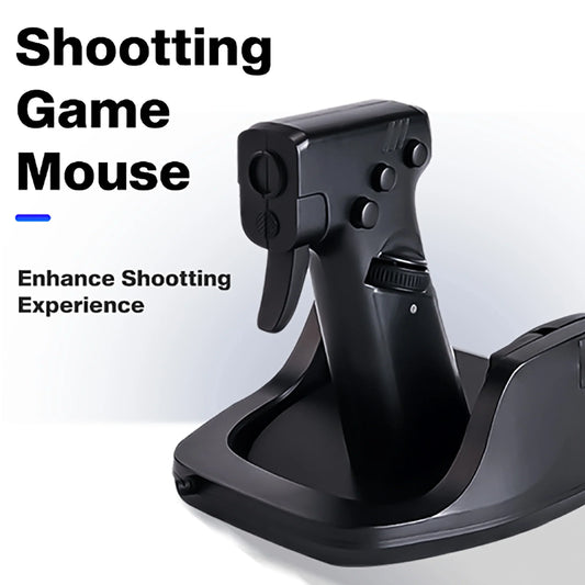 Gun-Style FPS Gaming Mouse Vertical Grip for PC