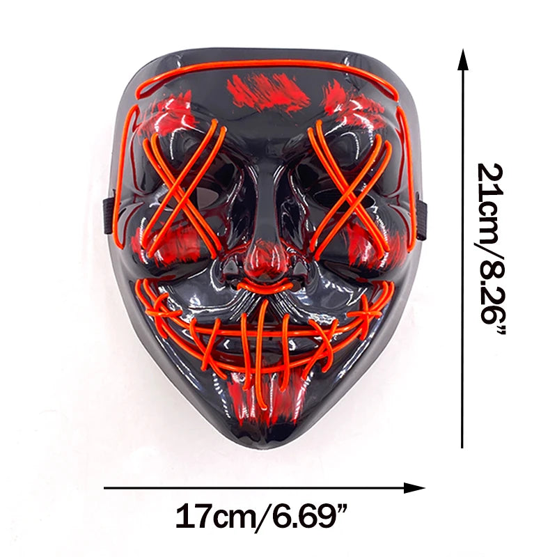 Neon Halloween Mask