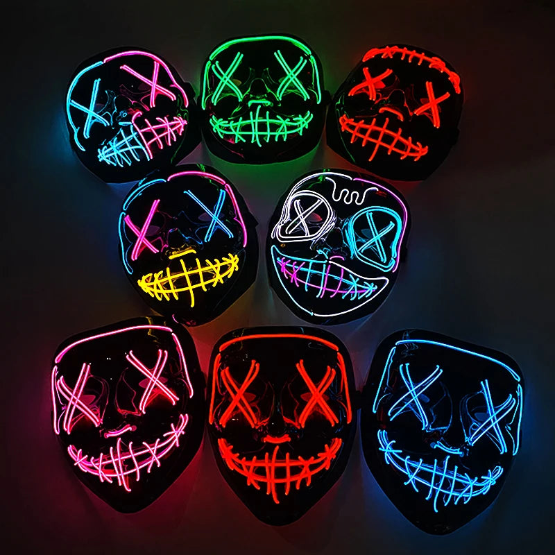 Neon Halloween Mask
