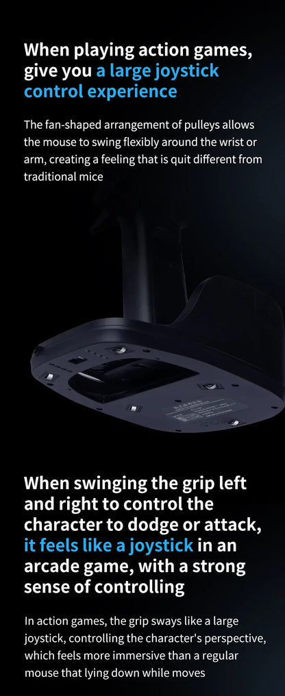 Gun-Style FPS Gaming Mouse Vertical Grip for PC