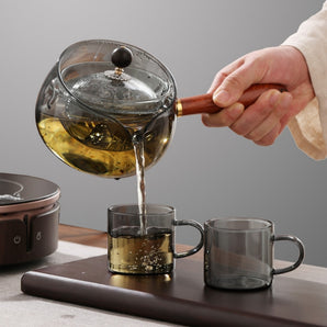 Semi-Automatic Rotary Heat-Resistant Teapot