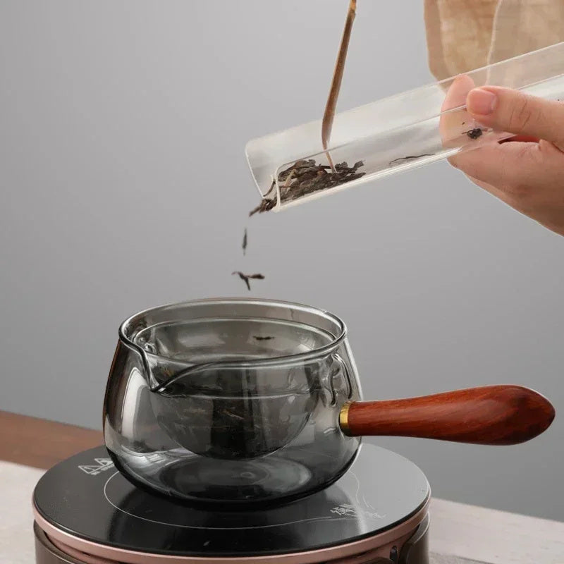 Semi-Automatic Rotary Heat-Resistant Teapot